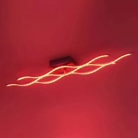 JUST LIGHT. 16266-55 -LED RGB Dimmelhető mennyezeti lámpa LOLA WAVE LED/30W/230V + távirányító