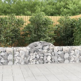 40 db íves horganyzott vas gabion kosár 200x30x60/80 cm