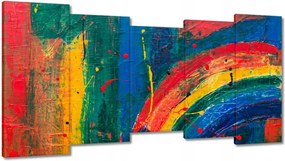 Festmények 150x80 Absztrakt Claudette