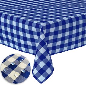 Abrosz Foltálló Olasz Rács 100X150 Kockás Sötétkék