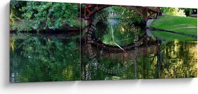 A folyó képe (órával) (90x30 cm)