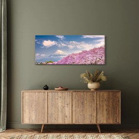 Kép - Japán tavaszi táj (120x50 cm)