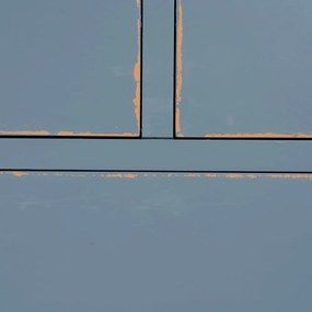 Kék jegenyefenyő alacsony komód 115x90 cm Shabby – Ixia