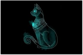 Poszterek 120x80 Egyiptomi doromboló cica