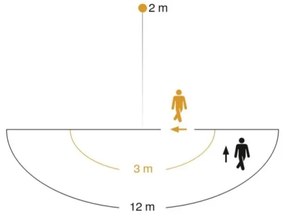 STEINEL 005535-Kültéri fali lámpa érzékelővel L585S 1xE27/60W fekete IP44