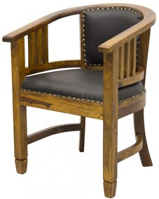 Keleties stílusú tűzött háttámlás szék 85x63x64cm