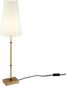 Maytoni klasszikus asztali lámpa zaragoza fehér sárgaréz myh001tl-01bs