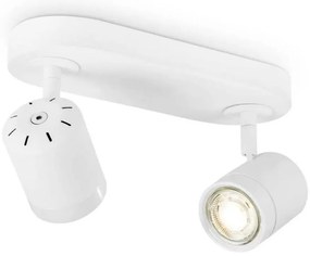 LED állítható spotlámpa MANU 2xGU10/5,8W/230V fehér