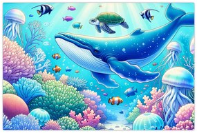 Kép – Víz alatti világ (90x60 cm)