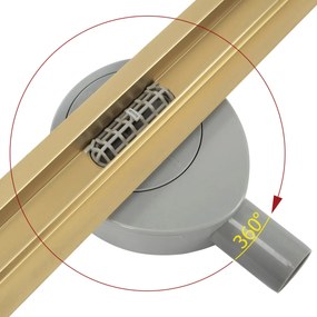 lineáris lefolyó Rea Neo Slim Gold Pro 90