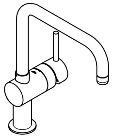 GROHE 32488000 - Mosogató csaptelep A, fényes króm