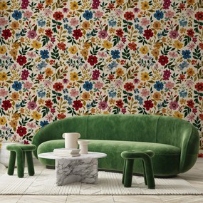 Fotótapéta - Színes virágok (147x102 cm)