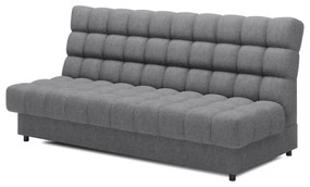 Szürke zsenília kinyitható-tárolóhelyes kanapé 197 cm Clareta – ELTAP