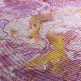 Kép - Rózsaszín absztrakció (órával) (90x30 cm)