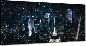 Festmények 180x90 New York felülnézet
