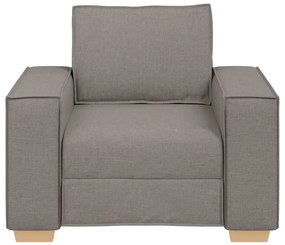 bézs szövet kanapéfotel 60 cm