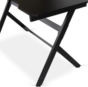 Gaming íróasztal 120 cm méretben, fekete kivitelben BLECK