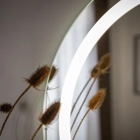 Zuma Line D2338-80-LED Fényerőszabályozható fürdőszobai LED-tükör, 36W/230V, 3000/4000/6000K, átmérő 80 cm, IP44