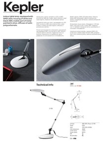 Redo 01-1036 - LED Asztali lámpa KEPLER VEIOZA LED/6.5W/230V