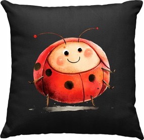 Katicabogár párna Kedves Színes 1 Fekete