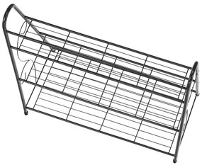 Veruma fém állvány, sötétszürke