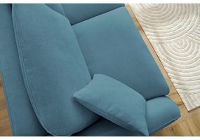 Kék kinyitható kanapé 235 cm Cezanne – Bobochic Paris