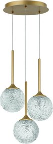 NOVALUCE 9160212 MIRANO Glamour Függesztett Lámpa G9 IP20