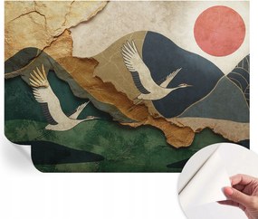 Design fali fotótapéta öntapadós keleti darvak 208x146 cm