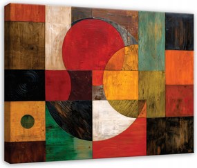 Vászonkép Absztrakt Art Deco Geometrikus Nappali Hálószoba 120x80