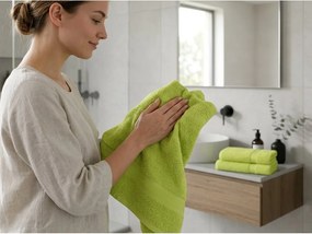 CLARYSSE ELEGANCE törölköző 70x140 cm zöld, 100% pamut