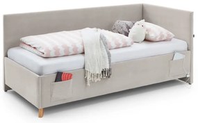 Bézs ágyneműtartós sarok gyerekágy 120x200 cm Cool – Meise Möbel