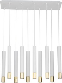 SIGMA LIGHTING 33392 SOPEL Hengeres Függesztett Lámpa Fehér, Arany GU11 IP20