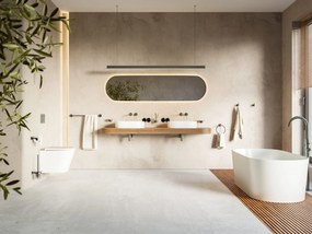 BISK Erga Skala, falra szerelhető WC kefe, grafit, ERG-08400