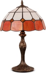 Brilagi - Tiffany vitrázs asztali lámpa SIENNA 1xE27/60W/230V