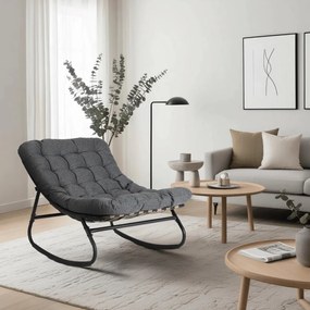 Hintafotel Szürke Párnával. AURORA