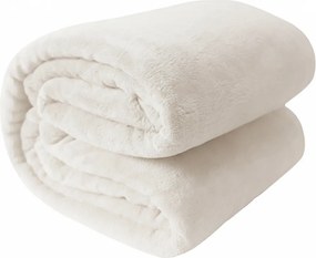 Nagy Puha Takaró Pléd Marzuta 200x220 cm Ecru Krém Díszítő Ajándék