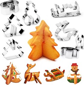 Mézeskalács keksz forma karácsonyra Mikulásra