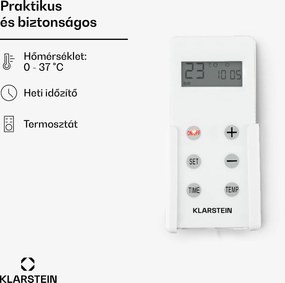 Klarstein Wonderwall 60, Infravörös hősugárzó, 60 x 100 cm, 600 W, heti időzítő, IP24