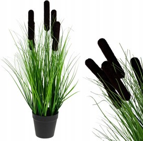 Fű a cserépben Dekoratív tatár Műnövény Nád Vízi Fejka