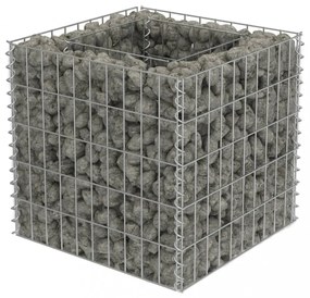 horganyzott acél gabion magaságyás 50 x 50 x 50 cm