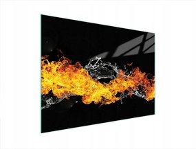 Üveg Vágódeszka 40x30 Tűz Edzett Üveg