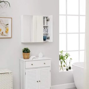 SKY fehér fürdőszobai tükörszekrény