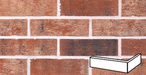Homlokzati sarok Klinker Klinker piros 7,1x24x11,5 cm RBRIST