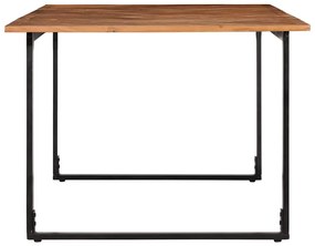 tömör akácfa étkezőasztal 200 x 100 x 75 cm