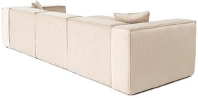 Sarokkanapé Lora (L1-O1-1R-POUFFE ) - Krém