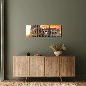 Kép - Colosseum Rómában (órával) (90x30 cm)