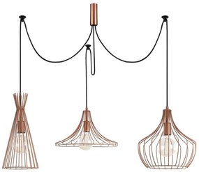 Csillár zsinóron MEZOPOTAMYA 3xE27/40W/230V pók