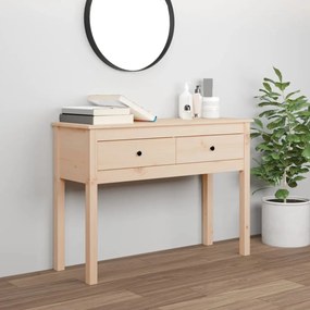 tömör fenyőfa tálalóasztal 100 x 35 x 75 cm