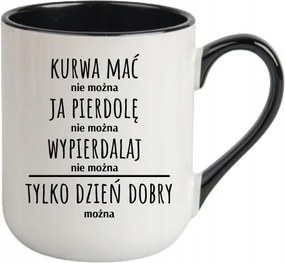Bögre Fehér, Fekete Cofee Vicces Ajándék Csak Jó Reggelt