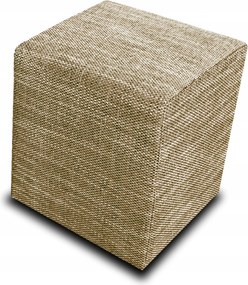 puff kocka lábtartó Cube 40x40x45 barna melange az előszoba nappaliba